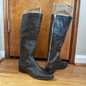 Calvin Klein Tamryn brown riding boots